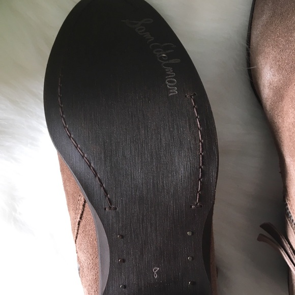 🏹🆕 Sam Edelman ❃ Zipper Bootie ❃ Taupe Suede ❃ - Picture 8 of 8